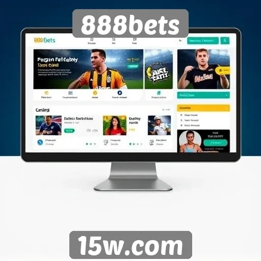 Interface e usabilidade do site 888bets