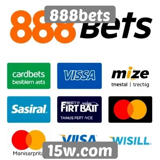 Métodos de pagamento aceitos pelo 888bets